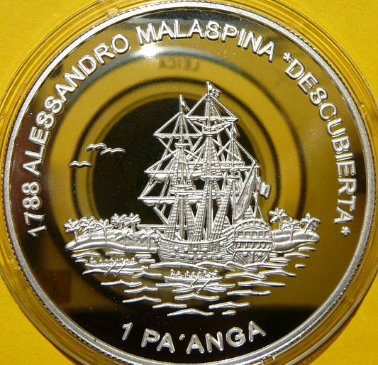 PAANGA TONGA 2001 ŻAGLOWIEC DESCUBIERTA RZADKA