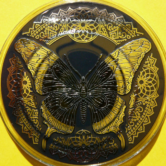 5$ COOK 2025 BUTTERFLY MOTYL OBSIDIAN BLACK RZADKA