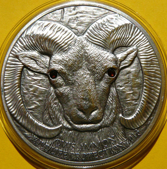 500 TUGRIK MONGOLIA 2013 OWCA ARGALI OVIS AMMON