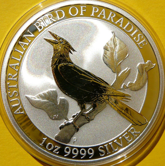 1$ AUSTRALIA 2019 RAJSKI PTAK SREBRO 999 UNCJA UNC