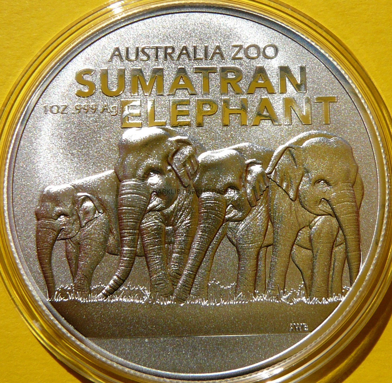 1$ AUSTRALIA 2022 SŁOŃ SUMATRZAŃSKI ZOO AUSTRALIA Ag Oz