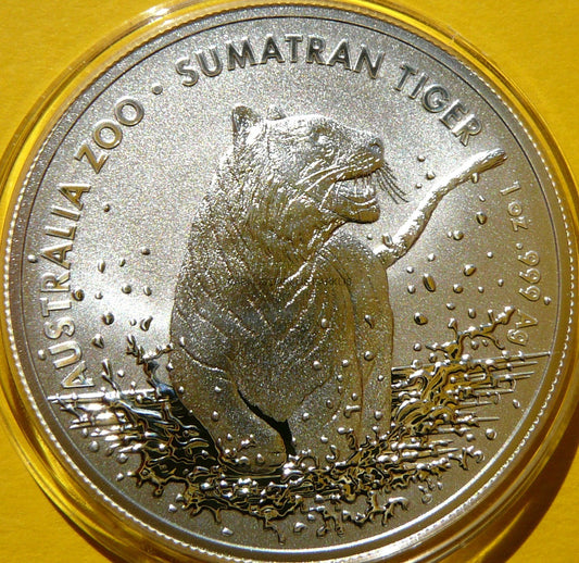 1$ AUSTRALIA 2020 TYGRYS SUMATRZAŃSKI Ag 999 Oz