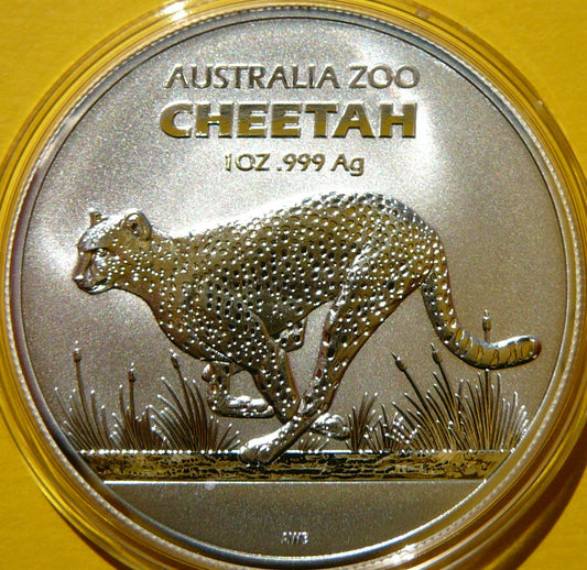 1$ AUSTRALIA 2021 GEPARD ZOO AUSTRALIA Ag 999 Oz