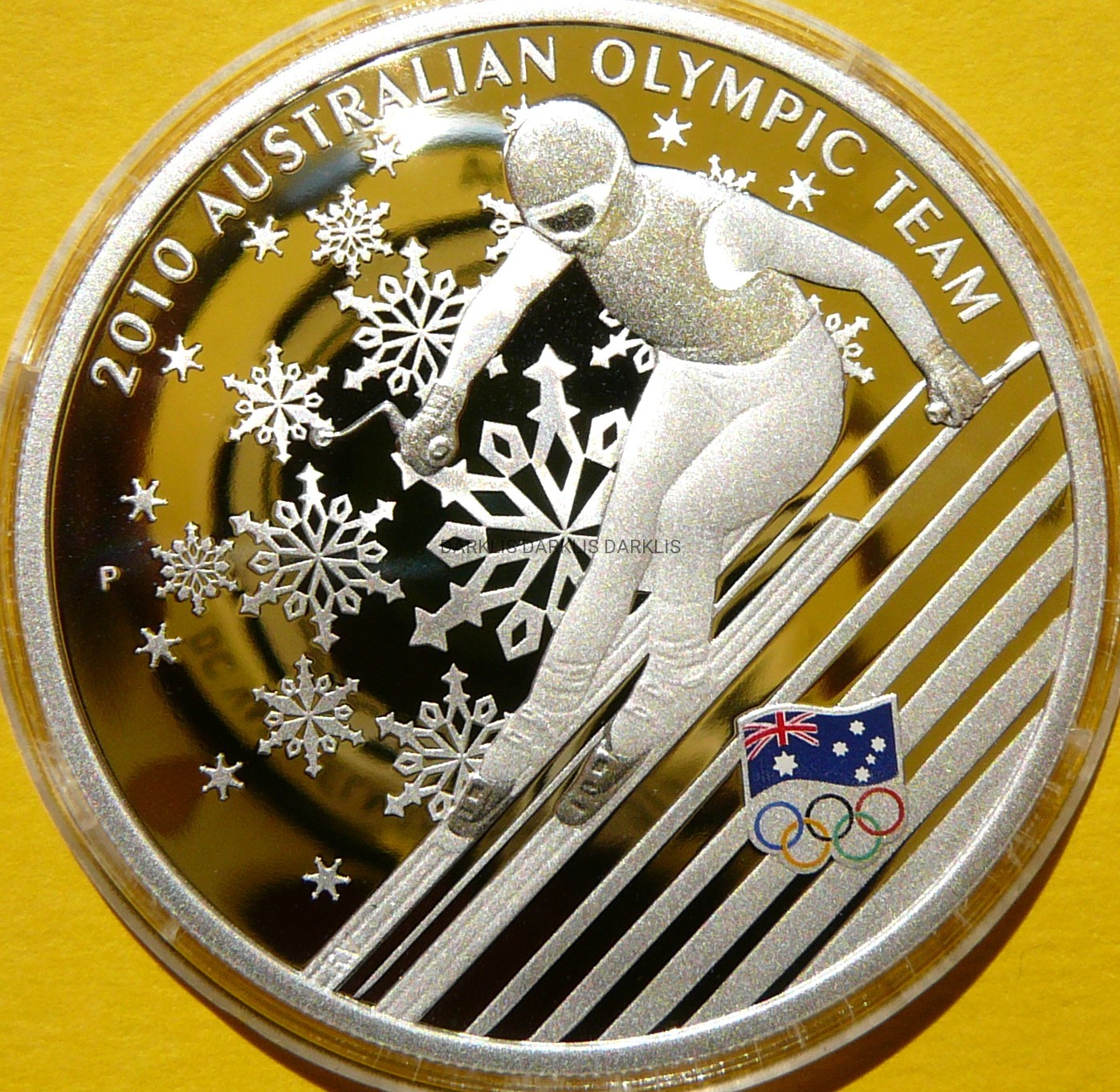 1$ AUSTRALIA 2008 NARCIARSTWO OLIMPIADA VANCOUVER KOLOR