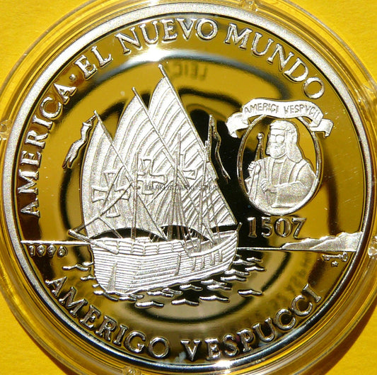 10 PESO KUBA 1996 ŻAGLOWIEC AMERIGO VESPUCCI RZADKA