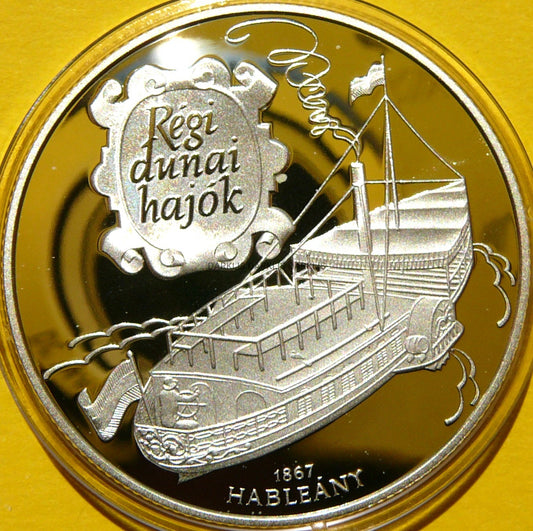 1000 FORINT WĘGRY 1995 ŻAGLOWIEC HABLEANY BALATON