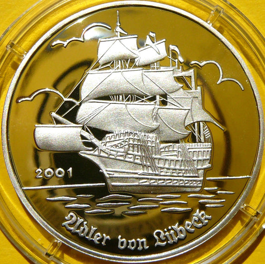 1000 FRANK TOGO 2001 ŻAGLOWIEC ADLER VON LUBECK