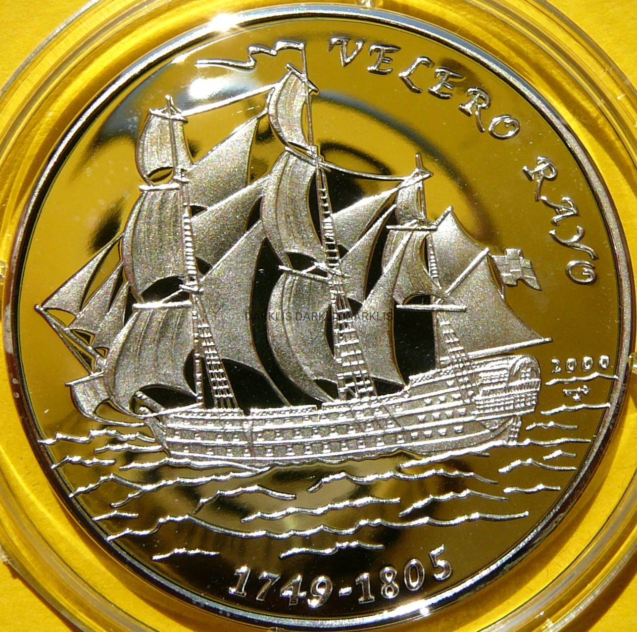 10 PESO KUBA 2000 ŻAGLOWIEC VALERO RAYO RZADKA