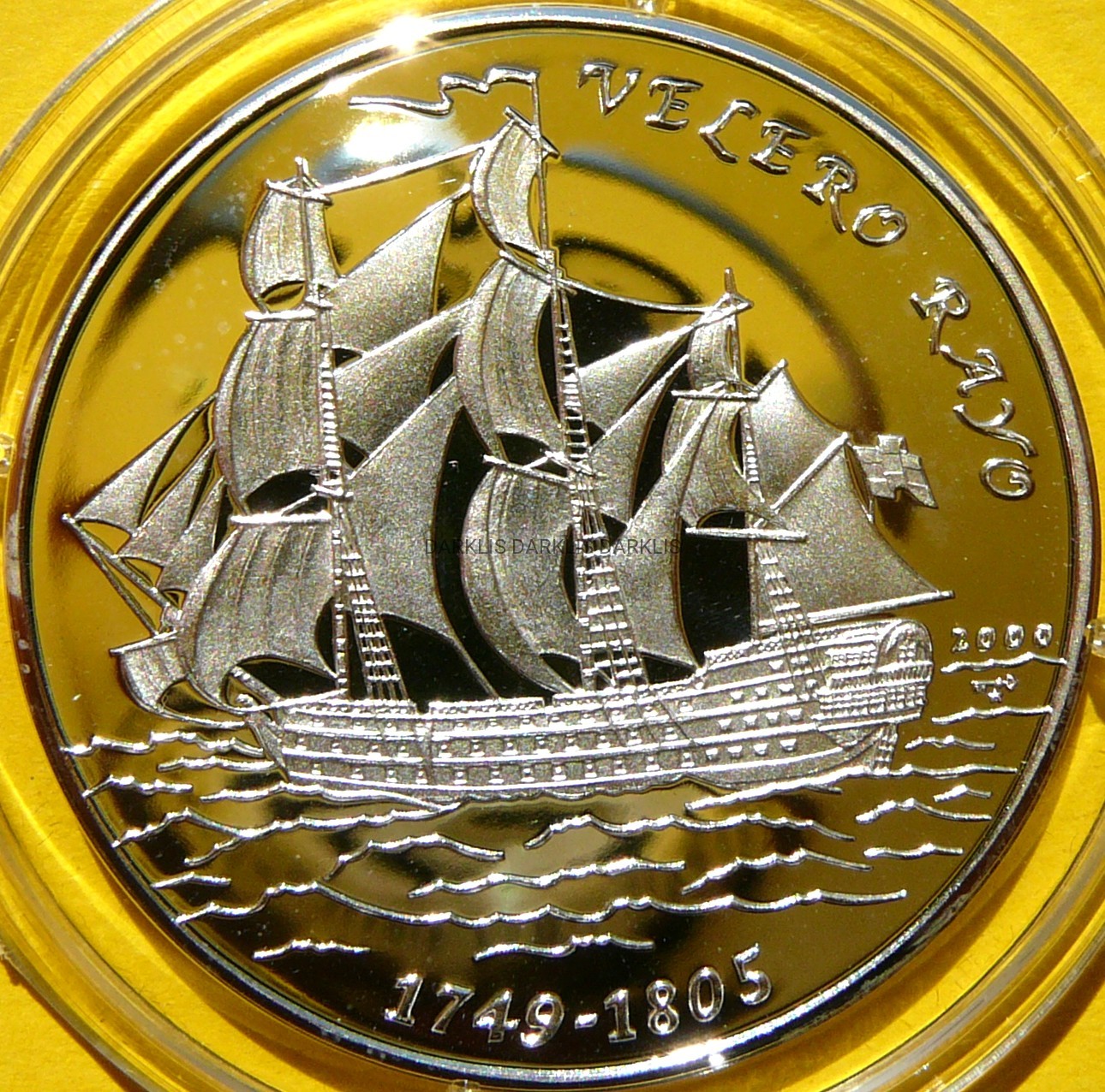 10 PESO KUBA 2000 ŻAGLOWIEC VALERO RAYO RZADKA