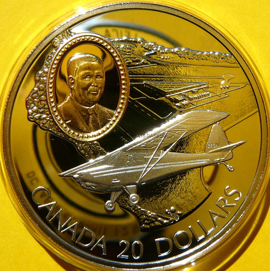 20$ KANADA 1995 SAMOLOT FLEET 80 CANUCK LOTNICTWO