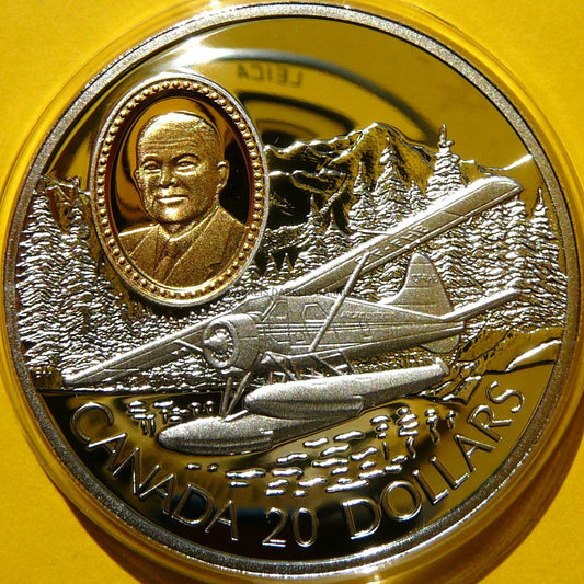 20$ KANADA 1991 SAMOLOT HAVILLAND BEAVER LOTNICTWO