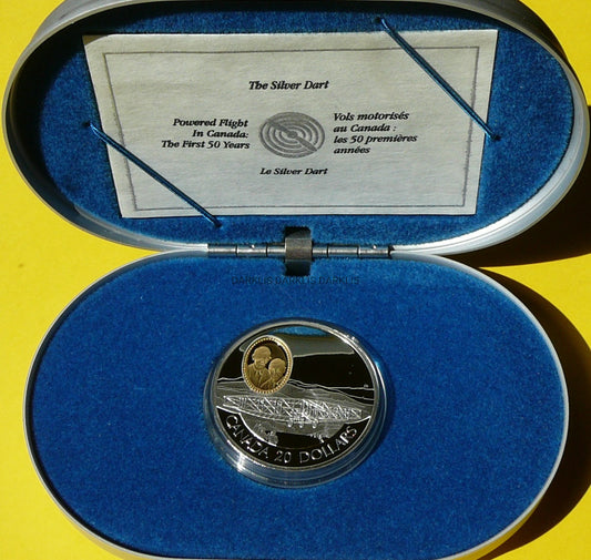 20$ KANADA 1991 SAMOLOT AEA SILVER DART LOTNICTWO