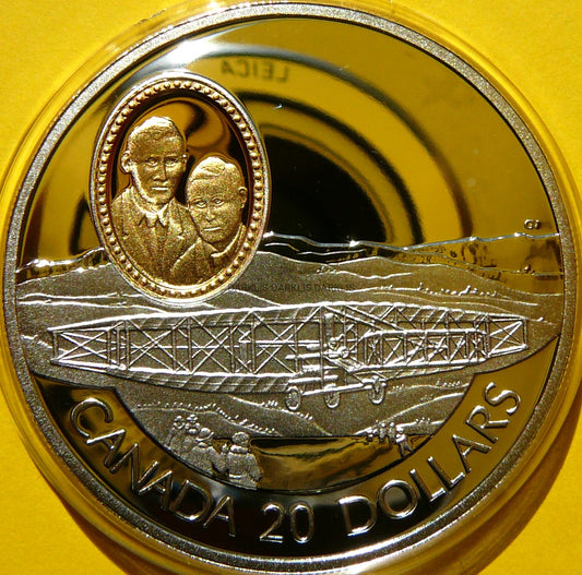 20$ KANADA 1991 SAMOLOT AEA SILVER DART LOTNICTWO