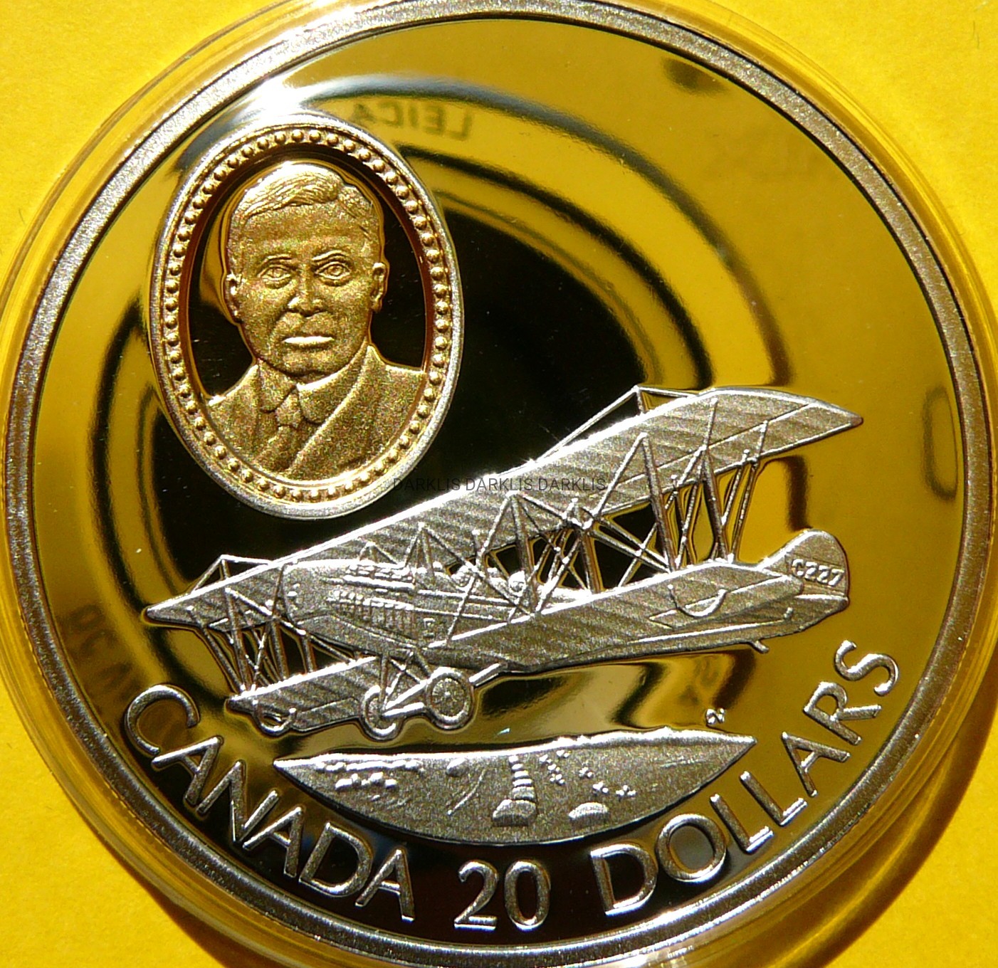 20$ KANADA 1992 SAMOLOT CURTISS JN-4 JENNY LOTNICTWO