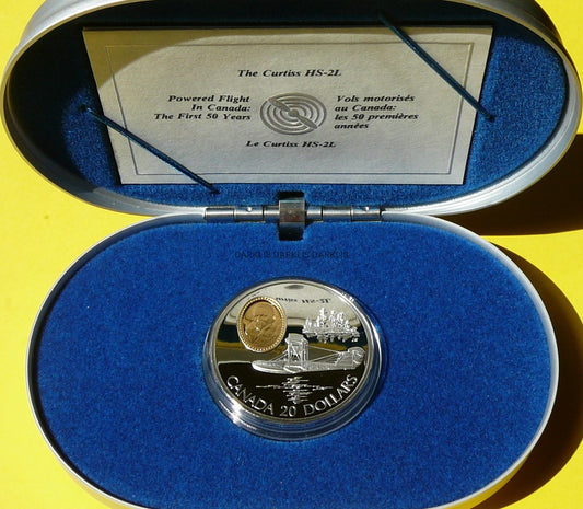 20$ KANADA 1994 SAMOLOT CURTISS HS-2L LOTNICTWO