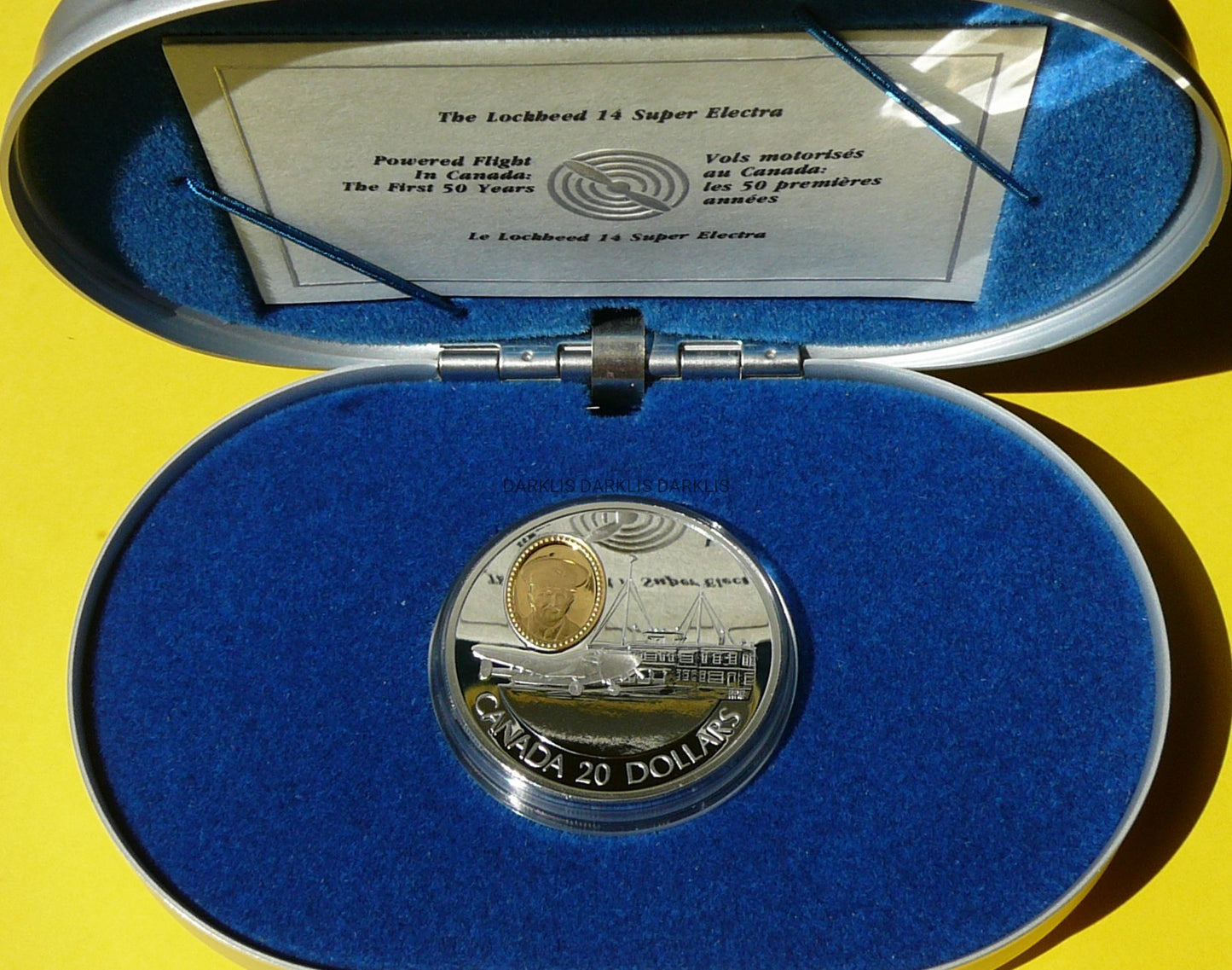 20$ KANADA 1993 SAMOLOT LOCKHEED 14 ELECTRA LOTNICTWO