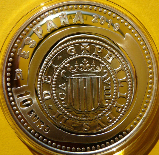 10 EURO HISZPANIA 2019 KLEJNOTY HISZPANII 8 REALI FILIPA III