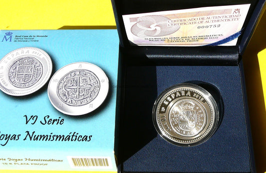 10 EURO HISZPANIA 2015 KLEJNOTY HISZPANII 4 REALE FILIPA III