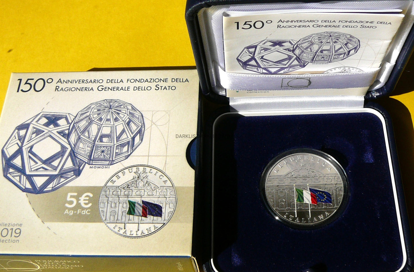 5 EURO WŁOCHY 2019 150LECIE RACHUNKOWOŚCI PAŃSTWOWEJ