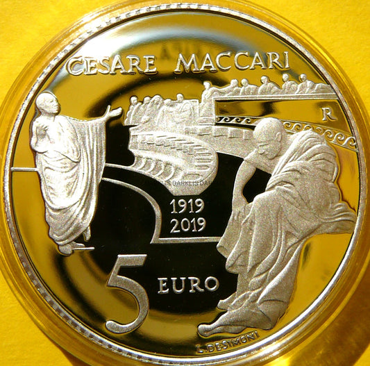 5 EURO WŁOCHY 2019 ŚMIERĆ CESAREGO MACCARIEGO