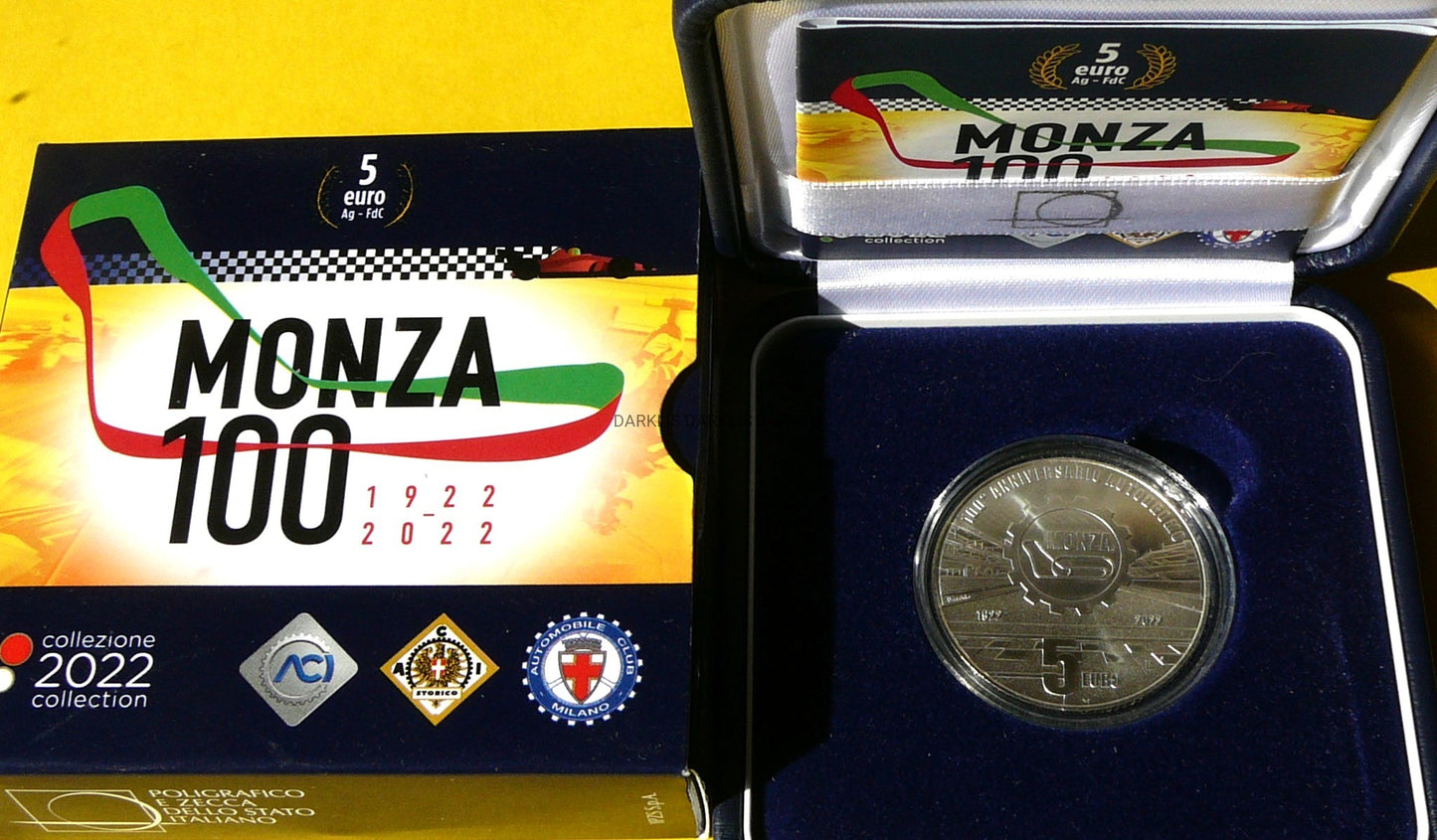 5 EURO WŁOCHY 2022 100 LECIE TORU WYŚCIGOWEGO MONZA