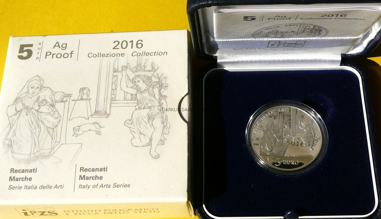 5 EURO WŁOCHY 2016 RECANATI MARCHE SZTUKA WŁOSKA