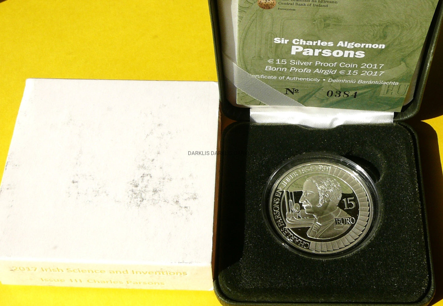 15 EURO IRLANDIA 2017 CHARLES PARSON TURBINA PAROWA