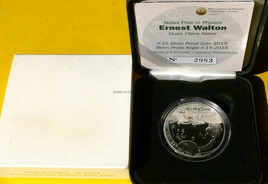 15 EURO IRLANDIA 2015 ERNEST WALTON LAUREAT NOBLA