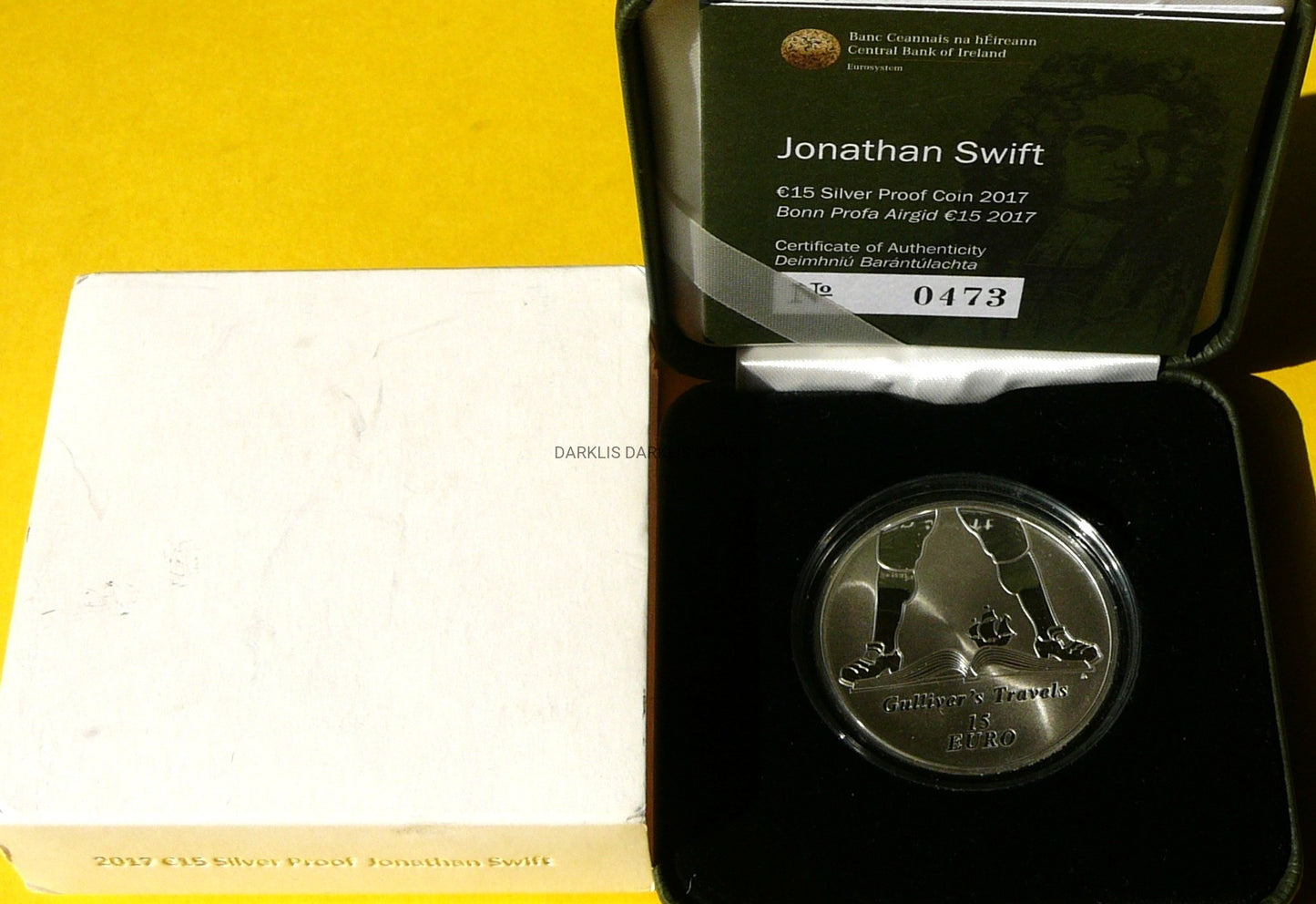 15 EURO IRLANDIA 2017 JONATHAN SWIFT PODRÓŻE GULIWERA