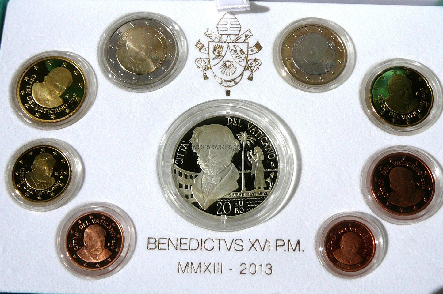 KMS EURO 20 EURO WATYKAN 2013 GIUSEPPE VERDI PROOF