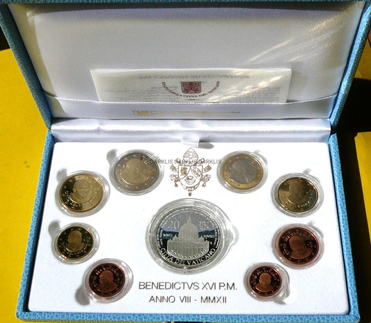 KMS EURO 20 EURO WATYKAN 2012 EURO 10 ROCZNICA PROOF