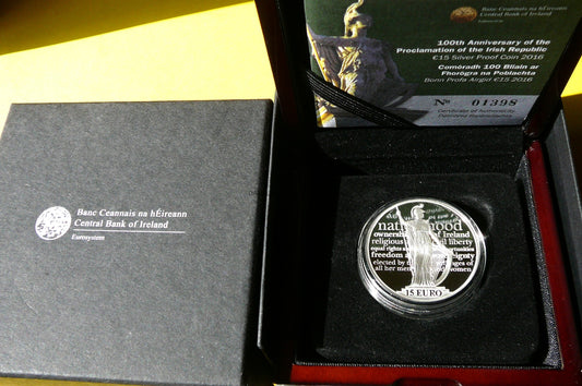 15 EURO IRLANDIA 2016 PROKLAMACJA REPUBLIKI IRLANDZKIEJ