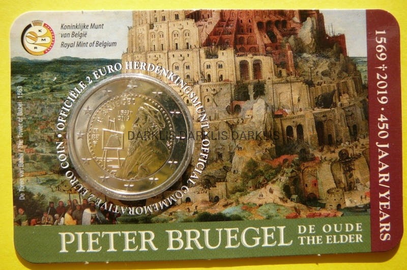 2 EURO BELGIA 2019 PIETER BRUEGEL STARSZY MENNICZA