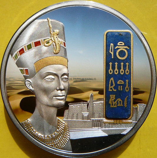 FIJI 50$ 2012 NEFERTITI KLEJNOTY EGIPTU Ag 999 2Oz