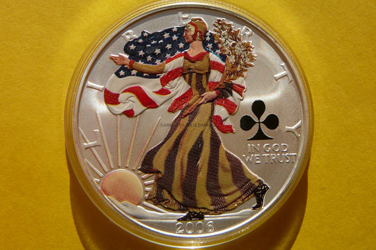 1$ USA 2006 EAGLE BOGINI WOLNOŚCI Ag 999 PRIV TREFL