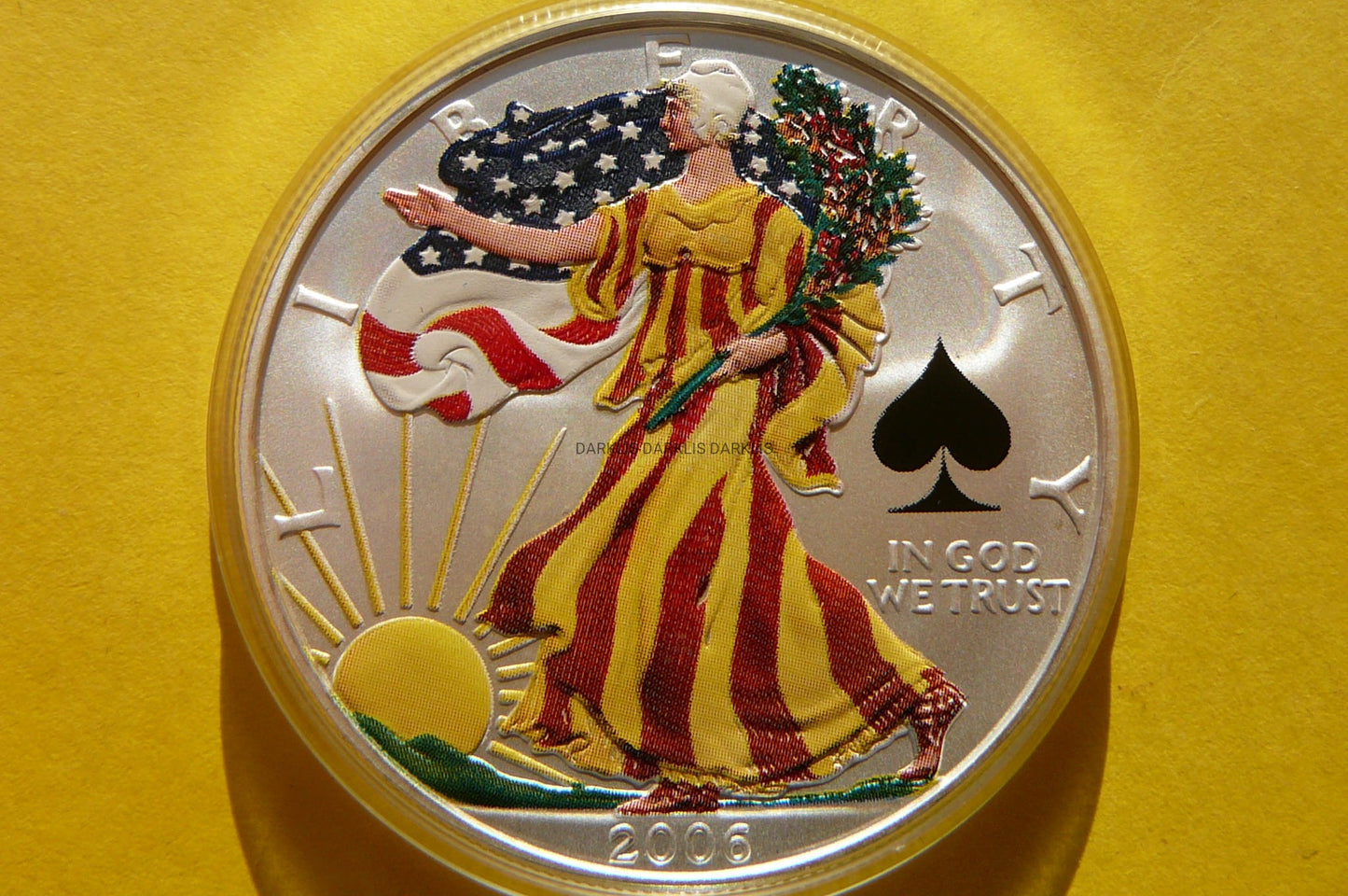 1$ USA 2006 EAGLE BOGINI WOLNOŚCI Ag 999 PRIVY PIK