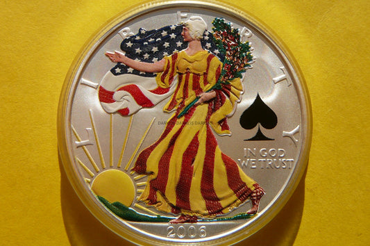 1$ USA 2006 EAGLE BOGINI WOLNOŚCI Ag 999 PRIVY PIK