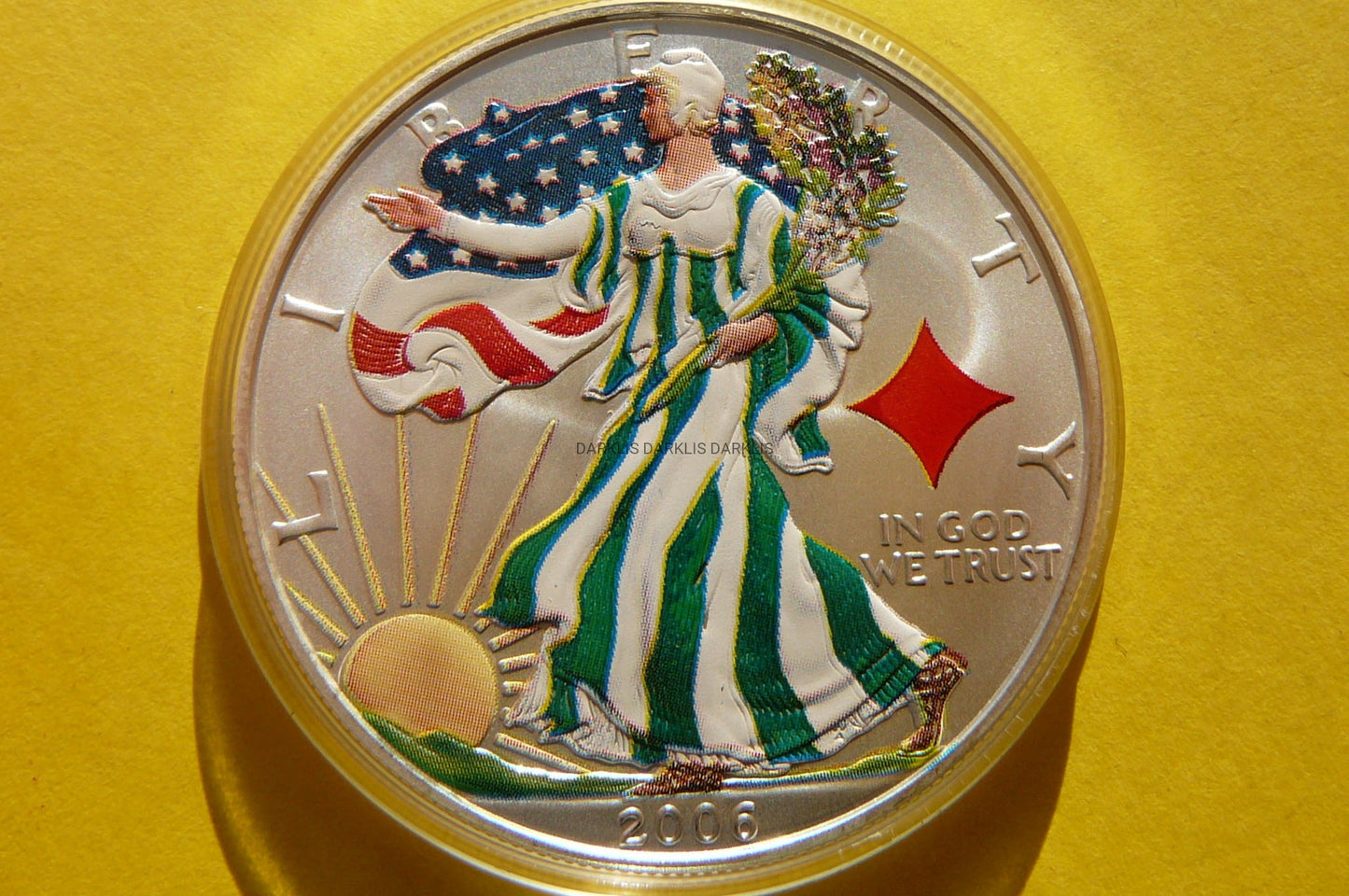 1$ USA 2006 EAGLE BOGINI WOLNOŚCI Ag 999 PRIVY KARO
