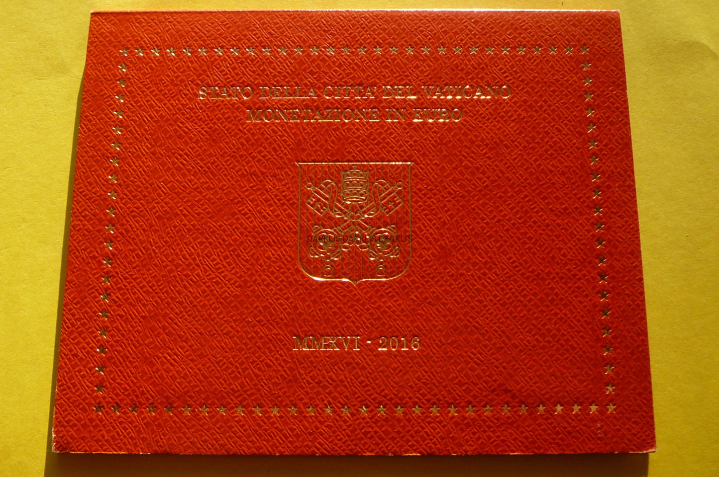 KMS EURO WATYKAN 2016 PAPIEŻ FRANCISZEK UNC