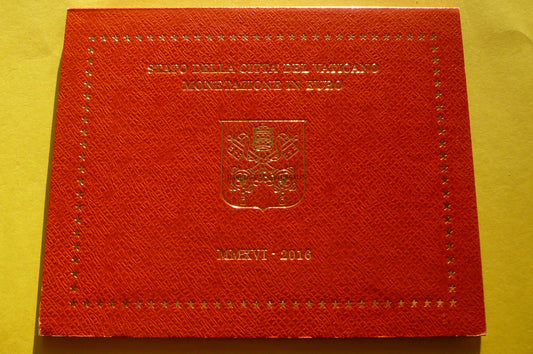 KMS EURO WATYKAN 2016 PAPIEŻ FRANCISZEK UNC