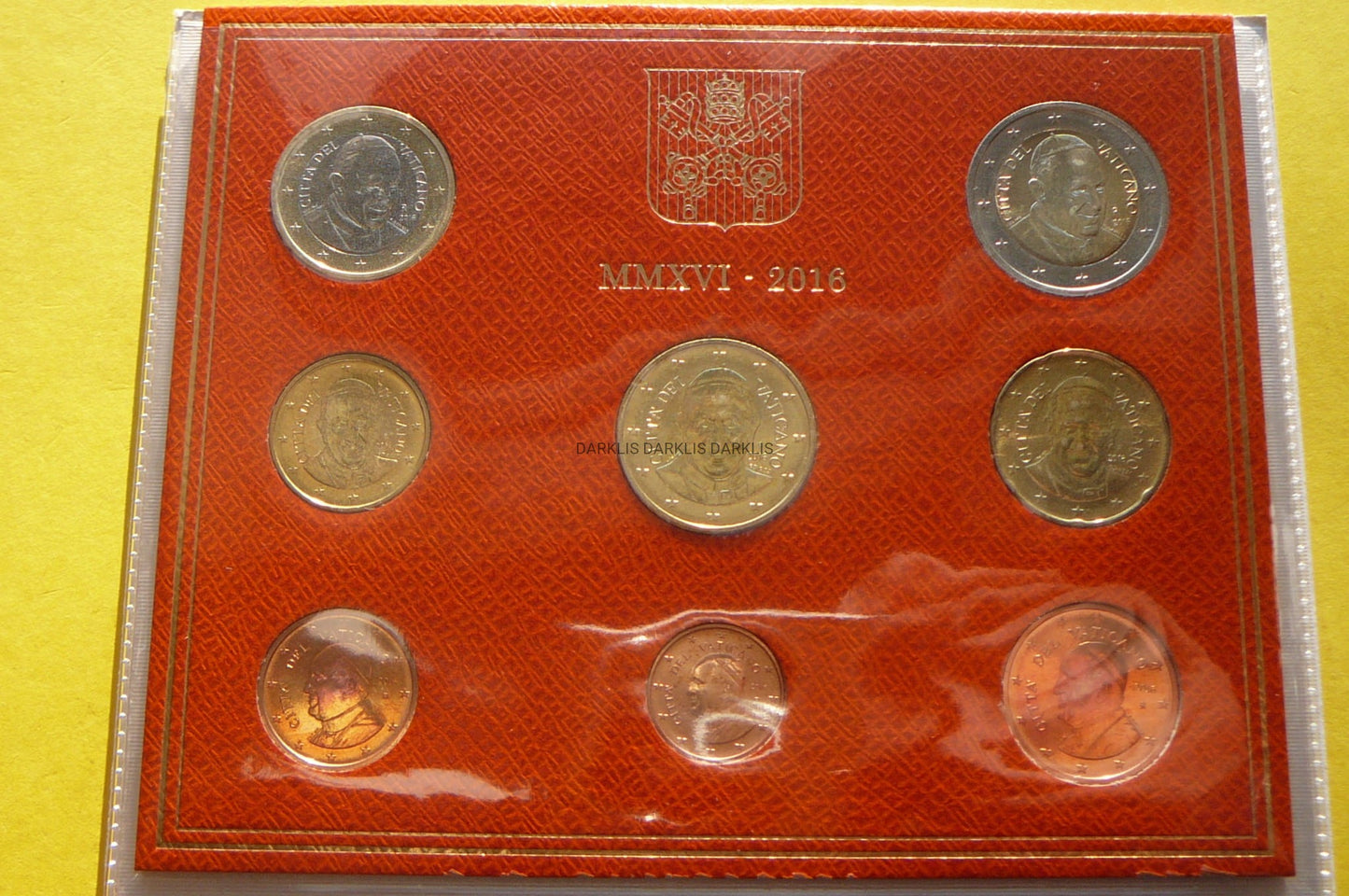 KMS EURO WATYKAN 2016 PAPIEŻ FRANCISZEK UNC