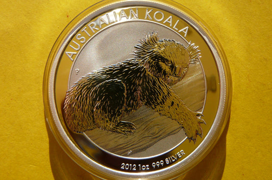 1$ AUSTRALIA 2012 MIŚ KOALA SREBRO 999 UNCJA