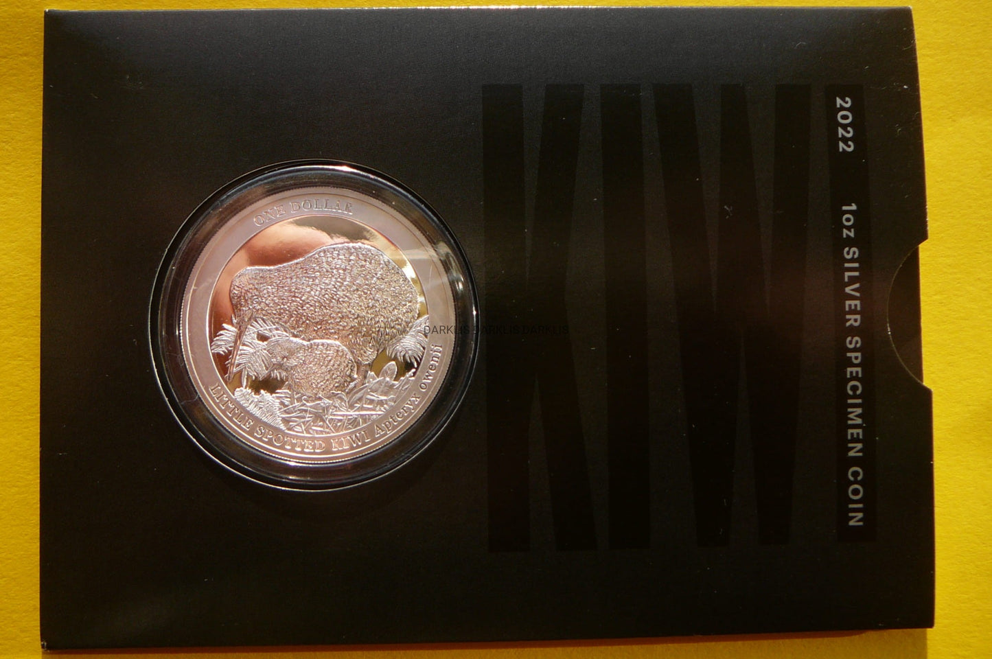 1$ NOWA ZELANDIA 2022 KIWI SREBRO 999 UNCJA PROOF