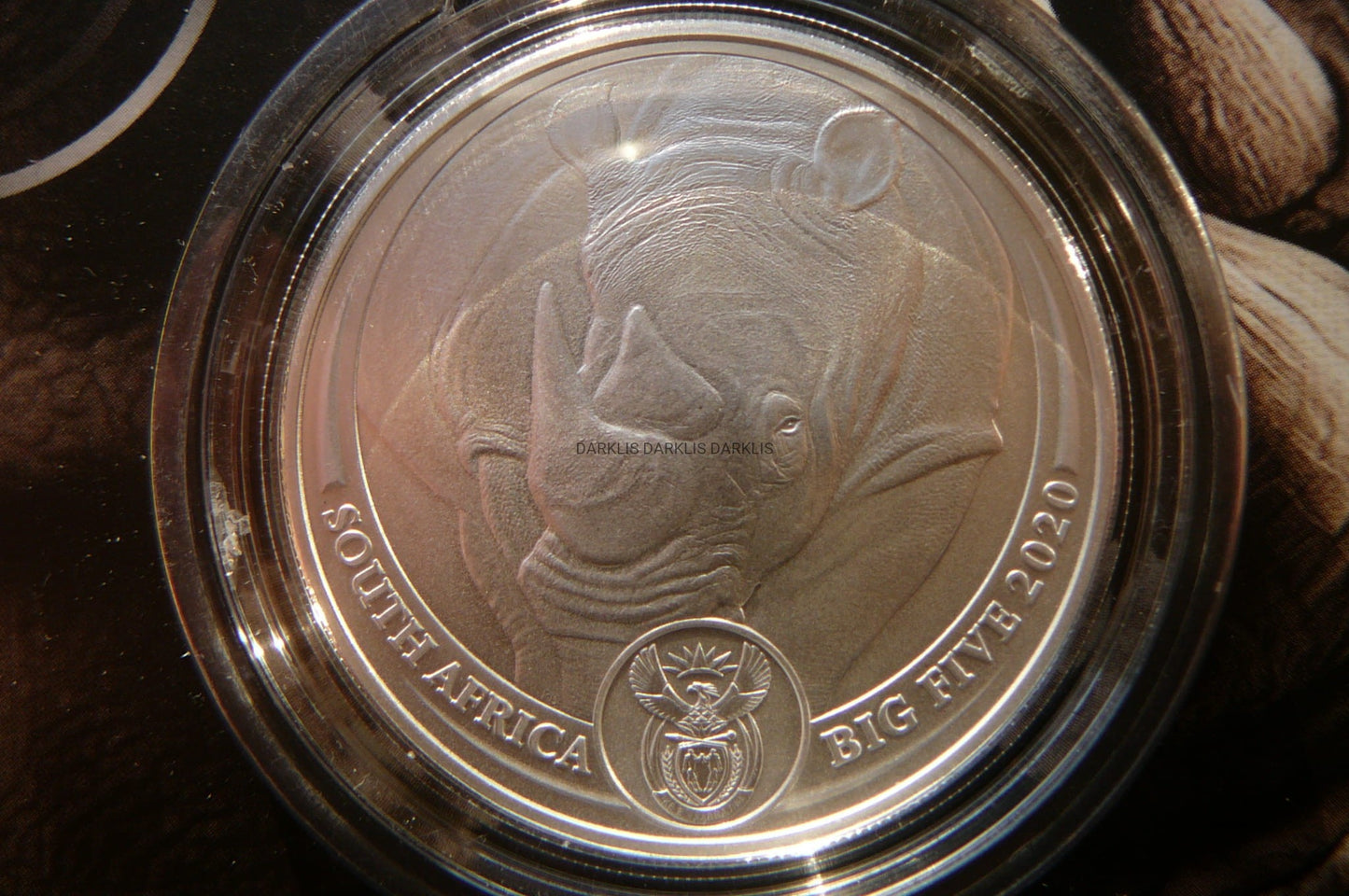 5 RAND RPA 2020 NOSOROŻEC WIELKA PIĄTKA Ag 999 Oz
