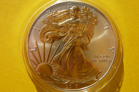 1$ USA 2017 EAGLE BOGINI WOLNOŚCI Ag/Au 999 UNCJA