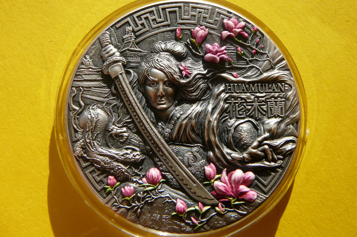 5$ NIUE 2021 - HUA MULAN BOHATERKI Ag 999 2Oz