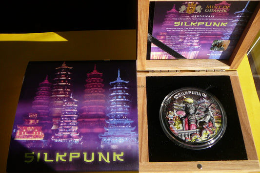 5$ NIUE 2022 SILKPUNK THE PUNK UNIVERSE Ag 999 2Oz