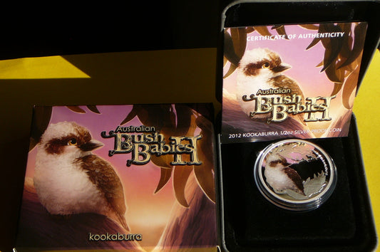 1/2$ AUSTRALIA 2012 KOOKABURRA BUSH BABIES Ag 999