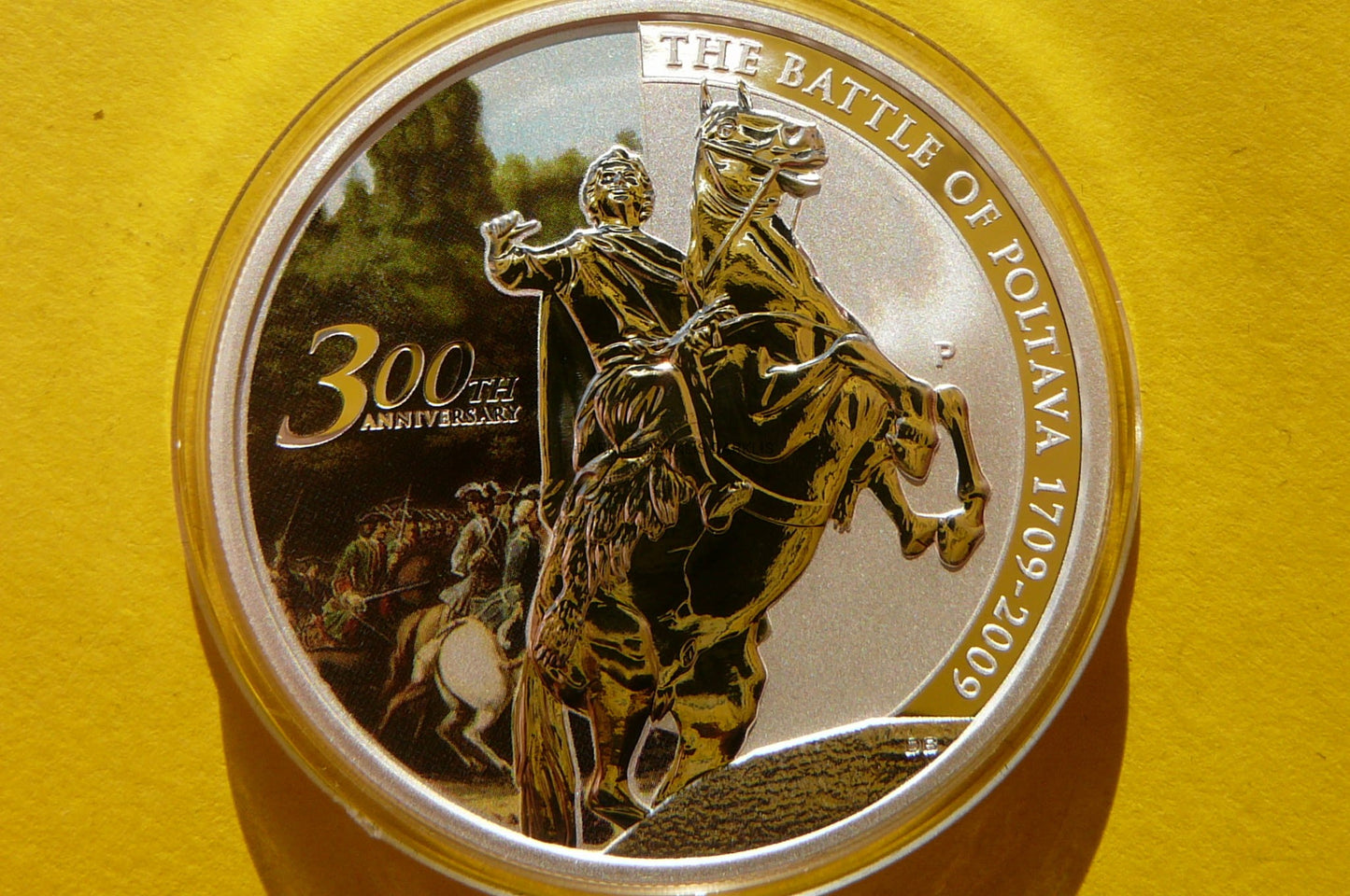 1$ TUVALU 2009 - ROCZNICA BITWY POD POŁTAWĄ Ag Oz