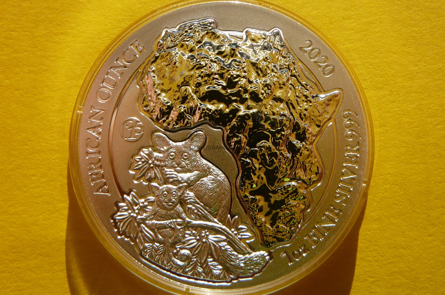 50 MIR RWANDA 2020 GALAGO PRIV F15 SREBRO 999 Oz